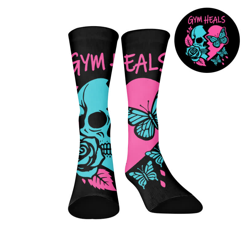 Chaussettes de fitness alphabet - image 7