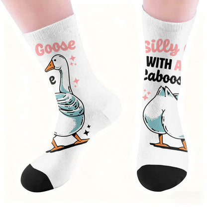 Chaussettes de fitness alphabet - Blanc (1 paire) - EU37-44(US4-10) - image 6