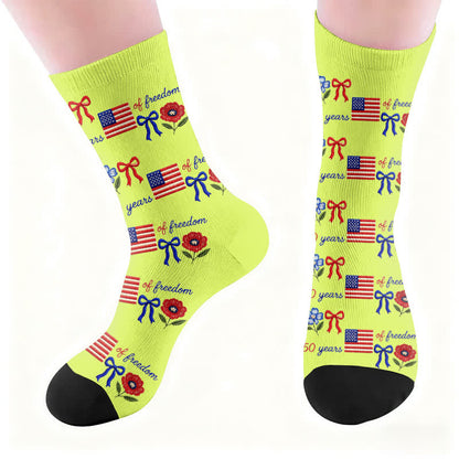 Chaussettes à lettres de drapeau - image 6