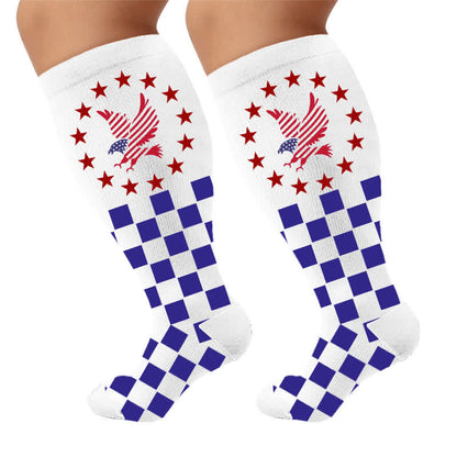 Chaussettes de compression Eagle Standard grandes tailles - Blanc (1 paire) - 4XL - image 10