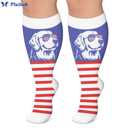Chaussettes de compression patriotiques pour chiens grandes tailles - image 7