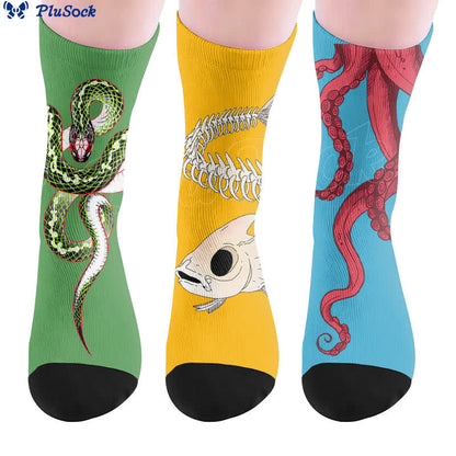 Chaussettes à motifs d'animaux - image 0