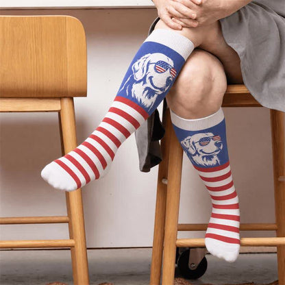 Chaussettes de compression patriotiques pour chiens grandes tailles - image 3