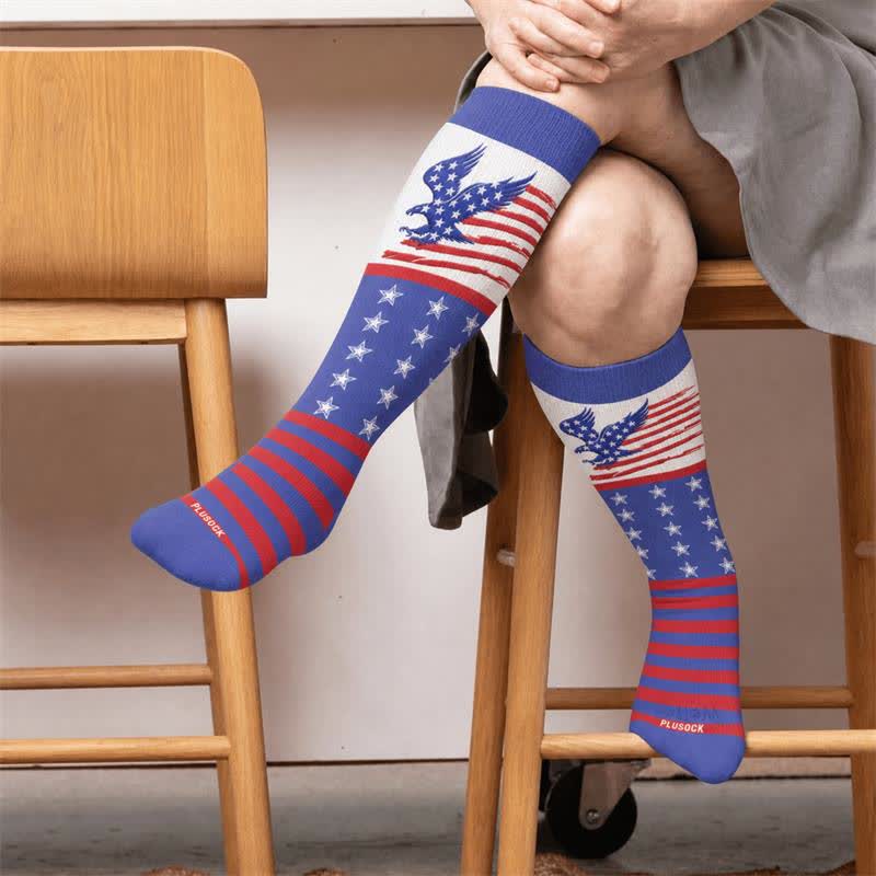 Chaussettes de compression patriotiques pour chiens grandes tailles - image 2