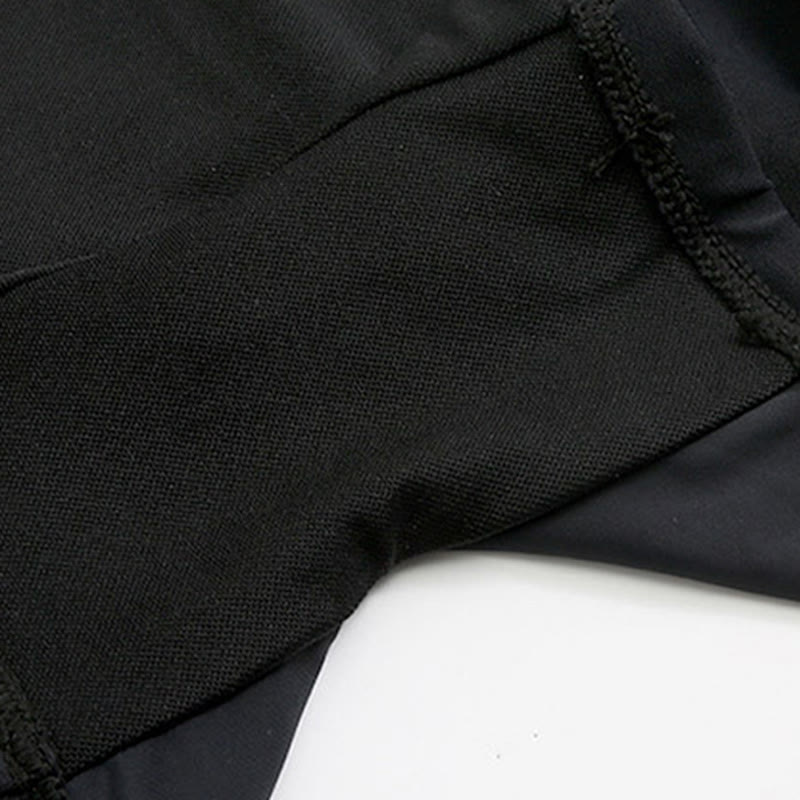 Maillot de bain noir dos croisé, coupe trapèze - image 9