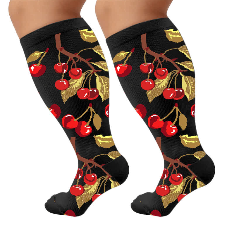 Chaussettes de compression Wine O'Clock grandes tailles - image 9