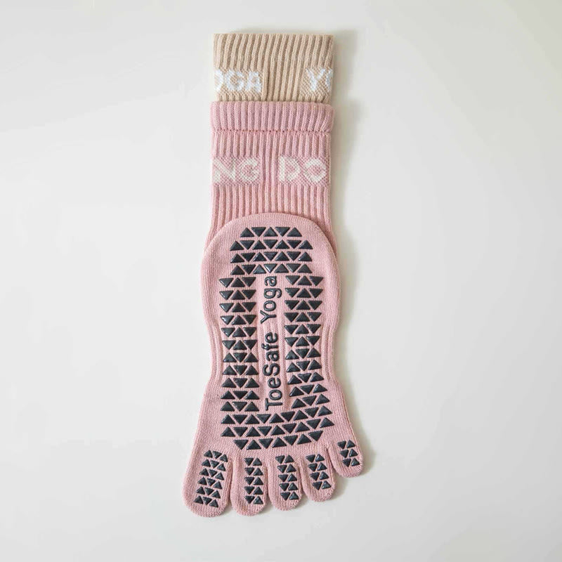Chaussettes antidérapantes d'alignement (2 paires) - Rose - EU36-42(US3-8.5) - image 14