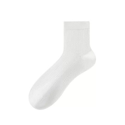 Chaussettes courtes transparentes à chevrons (4 paires) - image 8
