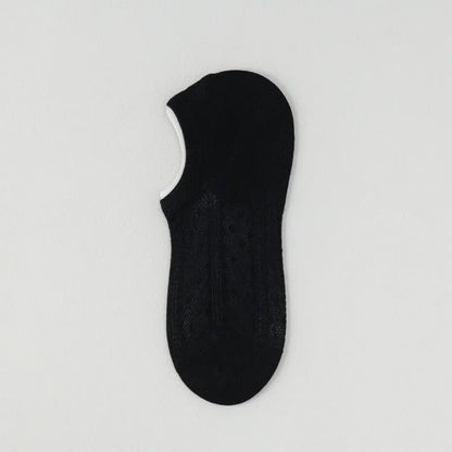 Chaussettes invisibles en maille aérée (7 paires) - Noir - 42(US2-8,5) - image 5