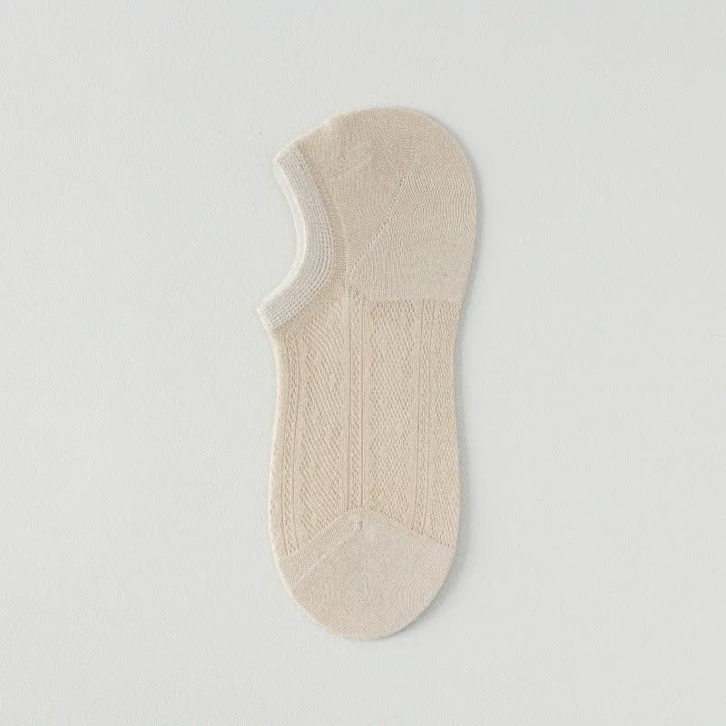 Chaussettes invisibles en maille aérée (7 paires) - Nu - 42(US2-8,5) - image 7