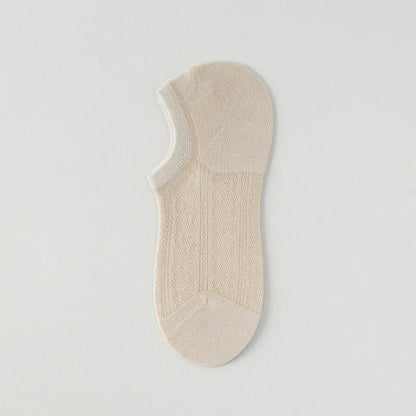 Chaussettes invisibles en maille aérée (7 paires) - Nu - 42(US2-8,5) - image 7