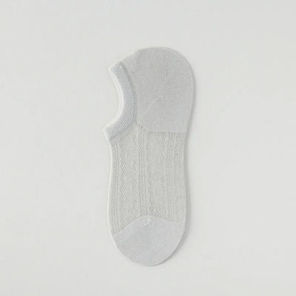 Chaussettes invisibles en maille aérée (7 paires) - Gris - 42(US2-8,5) - image 3