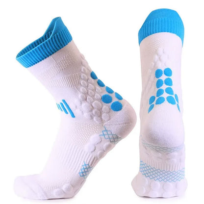 Chaussettes d'entraînement à adhérence en maille (2 paires) - Blanc - UE39-45 (US7-13) - image 2
