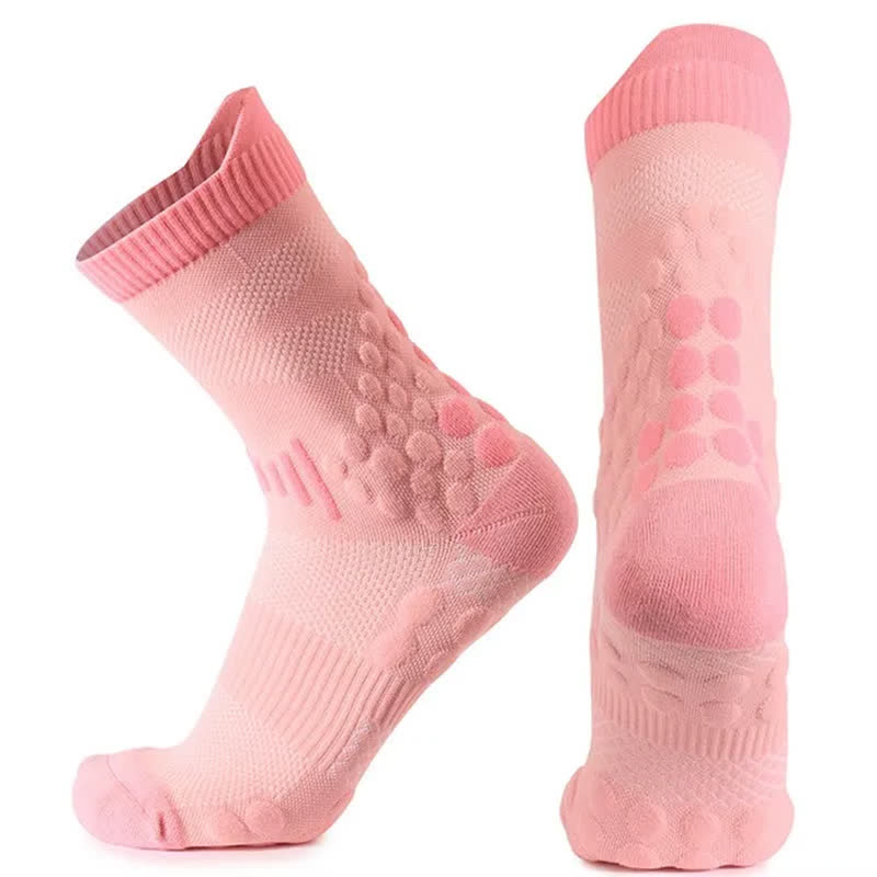 Chaussettes d'entraînement à adhérence en maille (2 paires) - Rose - UE39-45 (US7-13) - image 6