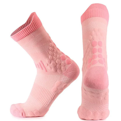 Chaussettes d'entraînement à adhérence en maille (2 paires) - Rose - UE39-45 (US7-13) - image 6