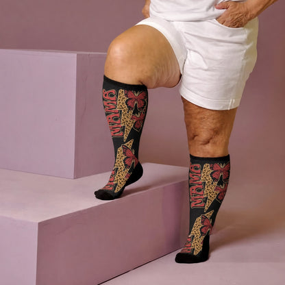 Chaussettes de compression papillon créatives grandes tailles - image 2