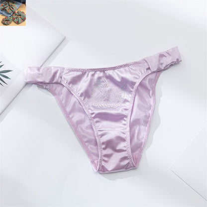 Culottes taille basse Satin Shine (paquet de 3) - Violet clair - XL - image 14