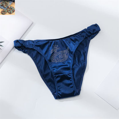 Culottes taille basse Satin Shine (paquet de 3) - Bleu royal - XL - image 13