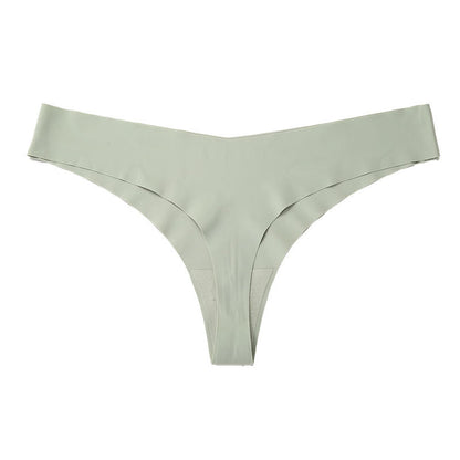 Culottes sans coutures taille basse et lisses (paquet de 3) - Vert - XXL - image 17