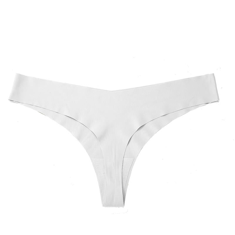 Culottes sans coutures taille basse et lisses (paquet de 3) - Blanc - XXL - image 15