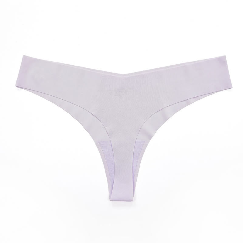 Culottes sans coutures taille basse et lisses (paquet de 3) - Violet clair - XXL - image 19