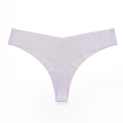 Culottes sans coutures taille basse et lisses (paquet de 3) - Violet clair - XXL - image 19