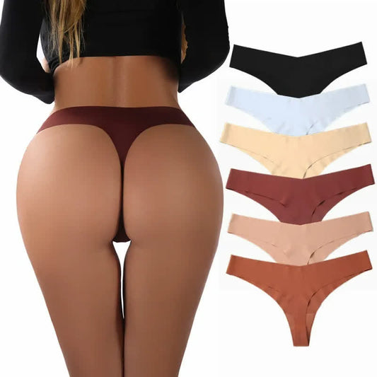 Culottes sans coutures taille basse et lisses (paquet de 3) - image 0