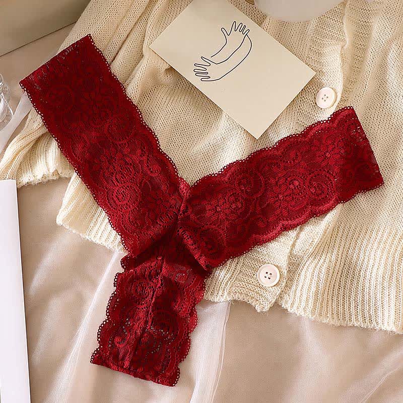 Culottes string en dentelle florale romantique (lot de 3) - image 11