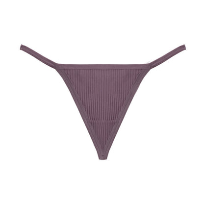 Culottes string côtelées sans coutures (lot de 3) - Violet - XL - image 11