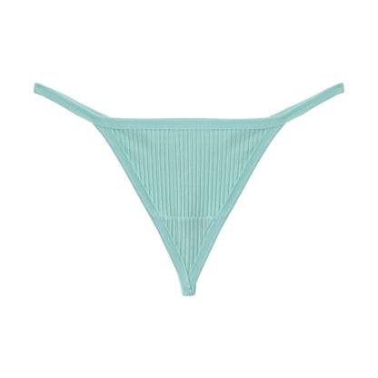 Culottes string côtelées sans coutures (lot de 3) - Bleu clair - XL - image 9