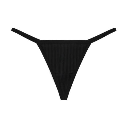 Culottes string côtelées sans coutures (lot de 3) - Noir - XL - image 12