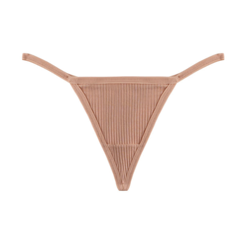 Culottes string côtelées sans coutures (lot de 3) - Nu - XL - image 15