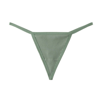 Culottes string côtelées sans coutures (lot de 3) - Vert clair - XL - image 13