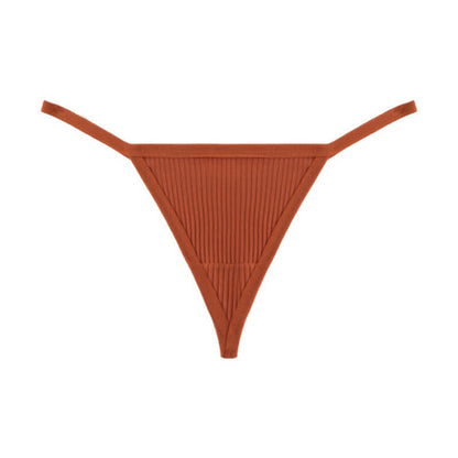 Culottes string côtelées sans coutures (lot de 3) - Orange - XL - image 16