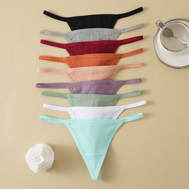Culottes string côtelées sans coutures (lot de 3) - image 7