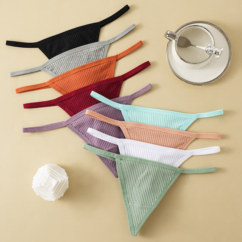 Culottes string côtelées sans coutures (lot de 3) - image 6