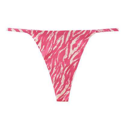 Culottes string à rayures sauvages (paquet de 3) - Rose - XL - image 10