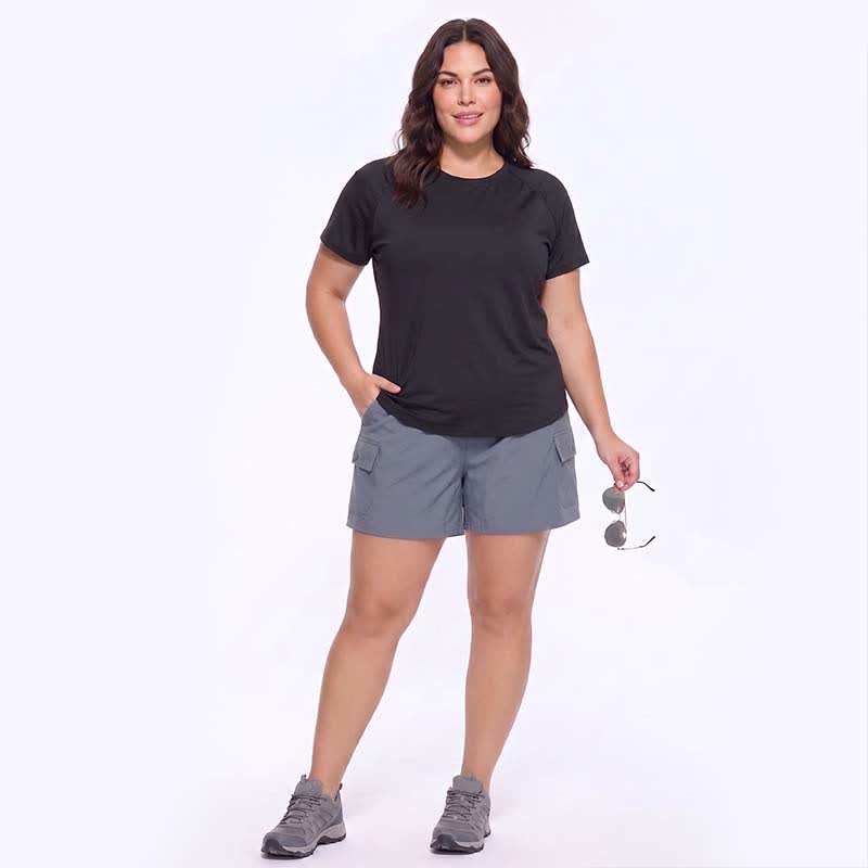 Haut de yoga actif grande taille en maille dos nu - image 2