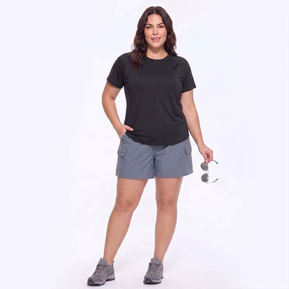 Haut de yoga actif grande taille en maille dos nu - image 2