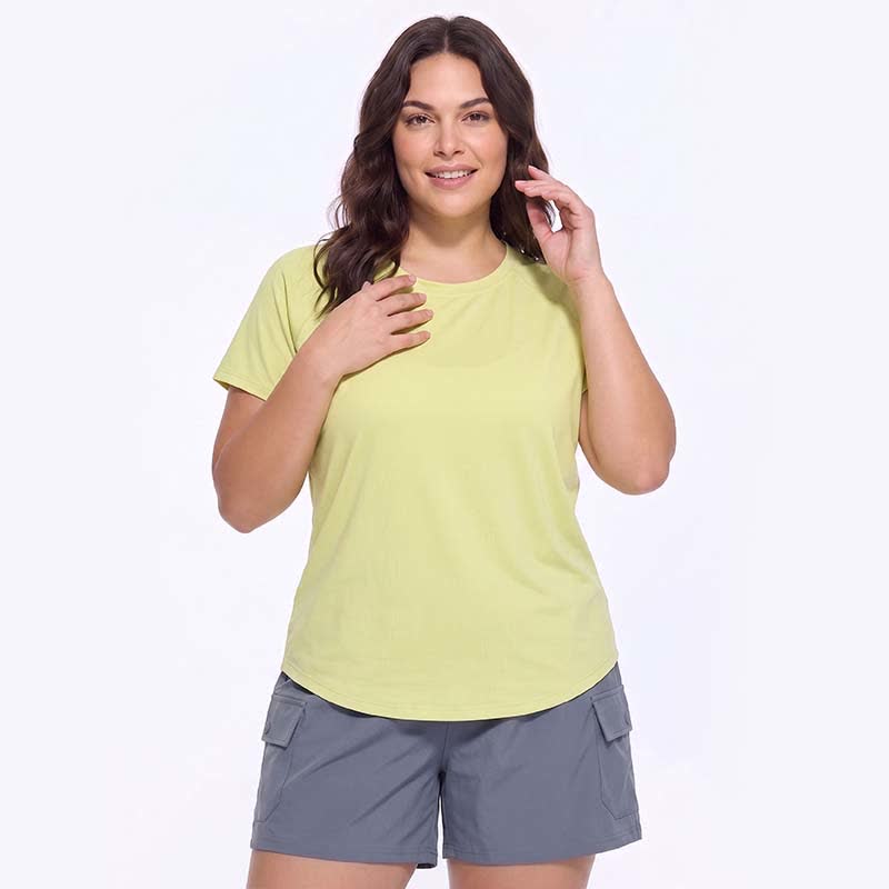 Haut de yoga actif grande taille en maille dos nu - Vert - 5XL - image 4