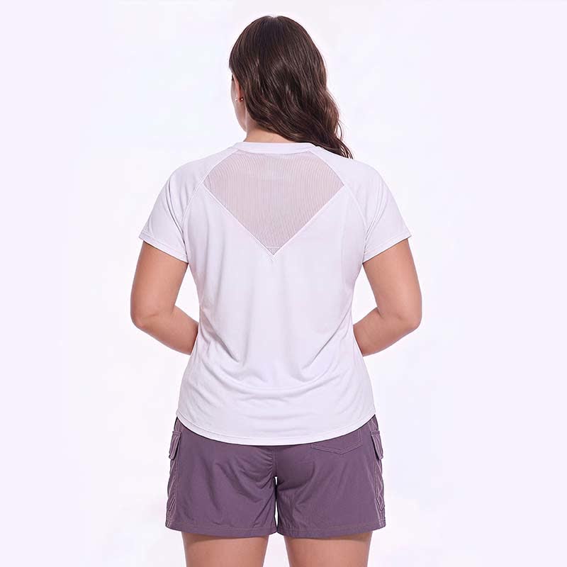 Haut de yoga actif grande taille en maille dos nu - image 6