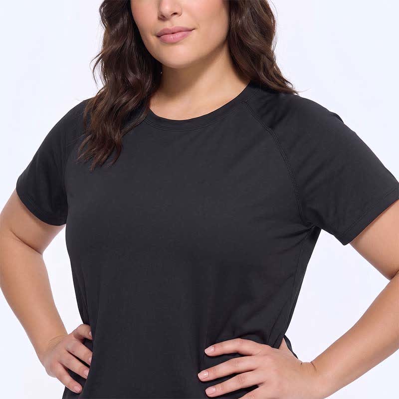 Haut de yoga actif grande taille en maille dos nu - image 7
