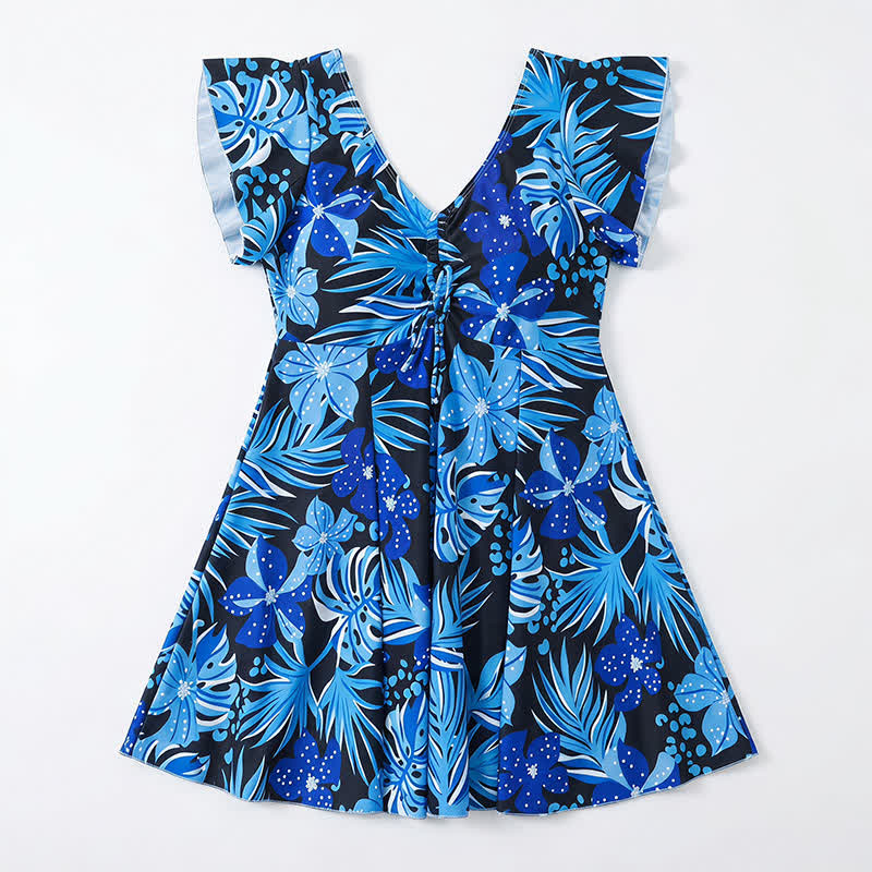 Robe de plage à fleurs tropicales - image 13