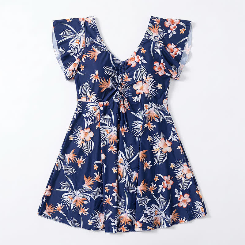 Robe de plage à fleurs tropicales - image 12