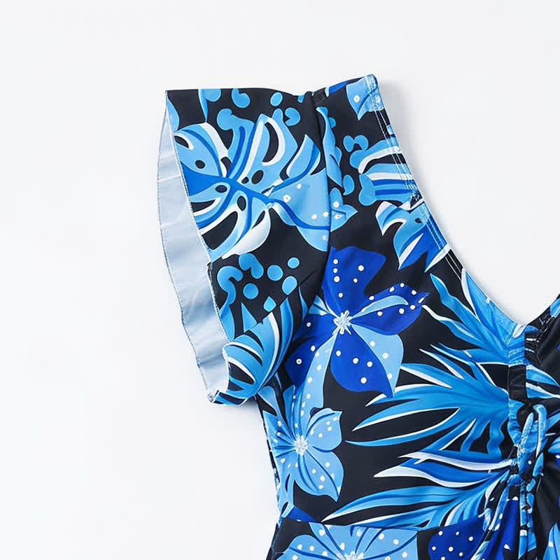 Robe de plage à fleurs tropicales - image 16