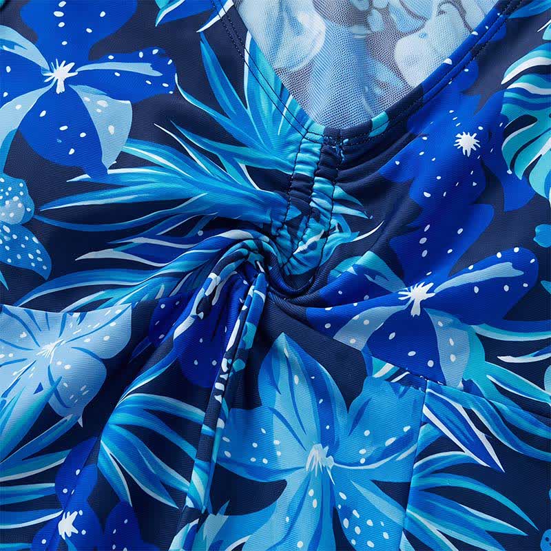 Robe de plage à fleurs tropicales - image 15