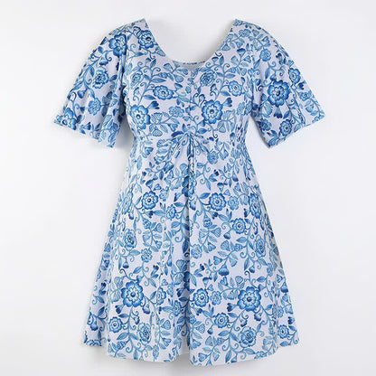 Robe de plage à fleurs tropicales - image 14