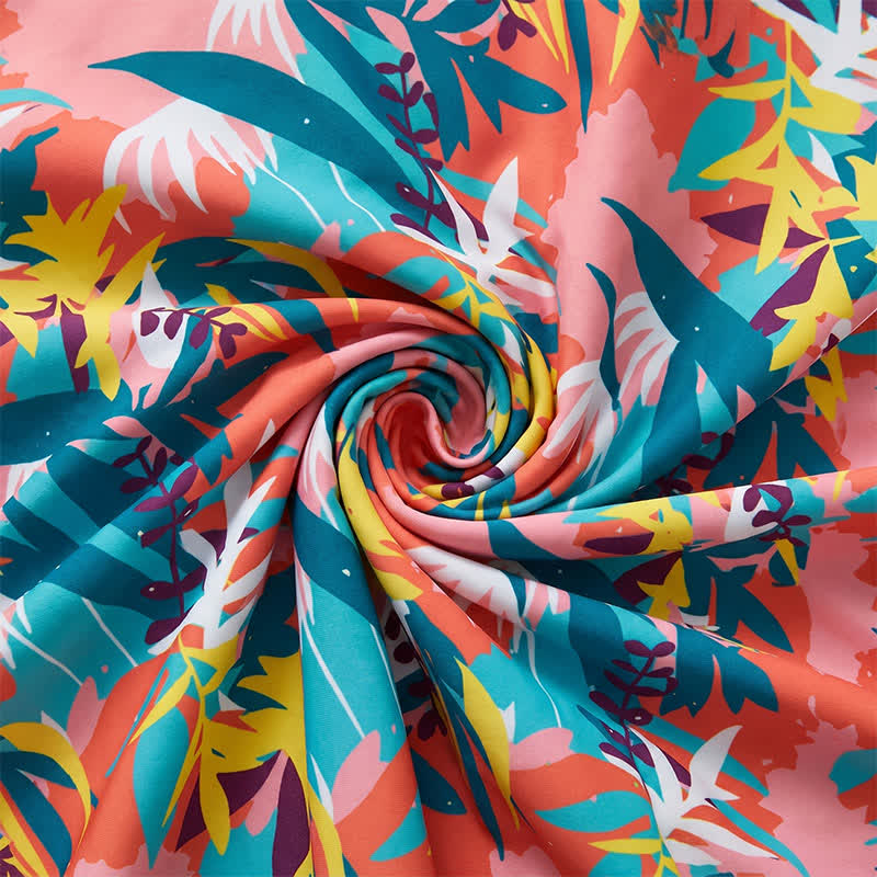 Robe de bain Tropical Bloom à col en V et dos nu - image 14