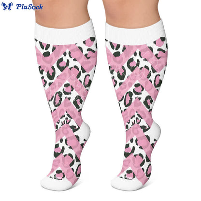 Chaussettes de compression Wild Leopard grandes tailles - image 7