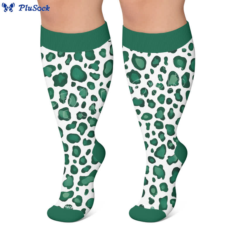 Chaussettes de compression Wild Leopard grandes tailles - image 6